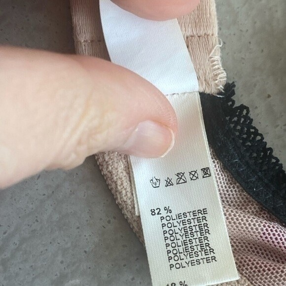 Dolce & Gabbana Vtg. 00s Y2K Pink Heart Outerwear Bra 32C rhinestone - Picture 10 of 16